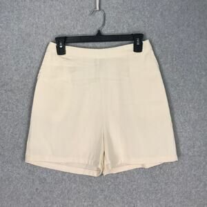 Japna Shorts Womens Medium Cream Career Church Preppy Academia Dressy‎ Neutral